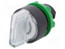 Switch: rotary; Stabl.pos: 3; 22mm; white; Illumin: LED; IP66; Pos: 3