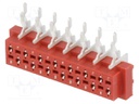 Socket; wire-board; female; PIN: 14; THT; on PCBs; 30V; 1A; -40÷105°C