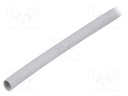 Insulating tube; Mat: silicone; light grey; -30÷200°C; Øint: 6mm