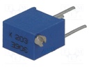 Potentiometer: mounting; multiturn; 20kΩ; 250mW; ±10%; linear