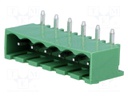 Pluggable terminal block; Contacts ph: 5mm; ways: 6; angled 90°
