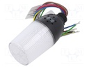 Signaller: signalling column; LED; 220VAC; Sound level: 90dB; IP65