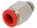 Push-in fitting; straight; 1/8"; -0.99÷20bar; 8mm