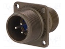 Connector: circular; Series: 97; socket,plug; male; PIN: 3; 13A