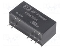 Isolated Board Mount DC/DC Converter, Regulated, ITE, 1 Output, 2 W, 9 V, 222 mA