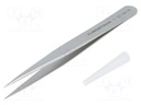 Tweezers; 110mm; Blades: straight,narrowed