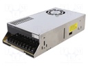 Power supply: switched-mode; 350W; 48VDC; 7.32A; OUT: 1; 800g; 88%