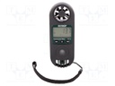 Thermoanemometer; 0÷50°C; 10÷95%RH; Humid.measur.accuracy: ±4%