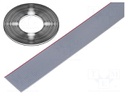 Wire: ribbon; flat; 1.27mm; stranded; Cu; 15x28AWG; unshielded; PVC