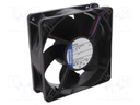 Fan: DC; axial; 119x119x38mm; 240m3/h; 50dBA; ball bearing; 4300rpm