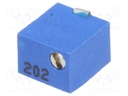 Potentiometer: mounting; vertical,multiturn; 2kΩ; 250mW; SMD; ±10%