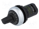 Potentiometer; 22mm; RMQ-Titan; -25÷70°C; Ø22.5mm; IP66; 10kΩ