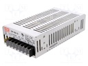 Power supply: switched-mode; modular; 102W; 12VDC; 179x99x45mm