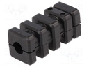 Mounting coupler; for profiles; W: 18mm; H: 42mm; Mat: polyamide