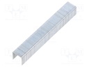 L: 10mm; Width: 10.6mm; Tool accessories: staples; 600pcs.