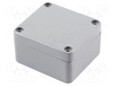 Enclosure: multipurpose; X: 58mm; Y: 64mm; Z: 36mm; 1590Z; aluminium