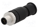 Plug; M12; PIN: 5; male; A code-DeviceNet / CANopen; for cable