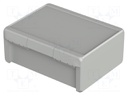 Enclosure: multipurpose; X: 239mm; Y: 300mm; Z: 120mm; BOCUBE; grey