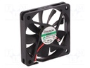 Fan: DC; axial; 12VDC; 60x60x10mm; 27.55m3/h; 28.5dBA; Vapo; 4000rpm