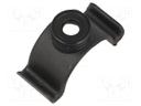 Clip base; polyamide; black; Ømount.hole: 4.8mm; W: 12.7mm; L: 35mm