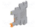 Relay Socket, DIN Rail, Screw, 230 V, PLC-BSC Series