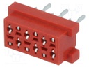 Socket; wire-board; female; PIN: 6; THT; on PCBs; 30V; 1A; -40÷105°C