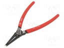 Pliers; internal circlip; Ring: external; Pliers len: 185mm