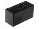 Relay: electromagnetic; SPST; Ucoil: 12VDC; 16A/250VAC; 16A/24VDC