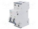 Circuit Breaker, MCB, 5SY4, 1P+N, 10 kA, 230 V, 6 A