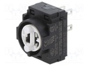 Contact block; 61; -25÷55°C; Leads: connectors; Contacts: NO; 5A