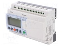 Programmable relay; IN: 16; OUT: 10; OUT 1: relay; 24VDC; DIN; IP20