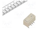 Relay: electromagnetic; DPDT; Ucoil: 12VDC; 0.3A/125VAC; 1A/30VDC