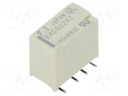 Relay: electromagnetic; DPDT; Ucoil: 24VDC; 0.3A/125VAC; 1A/30VDC