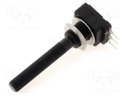 Potentiometer: shaft; single turn; 2.5MΩ; 200mW; THT; 6mm; plastic