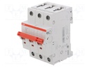 Switch-disconnector; Poles: 3; DIN; 16A; 400VAC; SD200; IP20