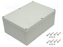 Enclosure: multipurpose; X: 255mm; Y: 360mm; Z: 152mm; MNX; grey; IK08