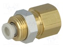 Push-in fitting; threaded,straight; Rc 1/8"; inside,outside