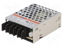 Power supply: switched-mode; voltage source; 15W; 5VDC; OUT: 1