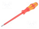 Screwdriver; insulated; slot; 5,5x1,0mm; Blade length: 125mm