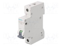 Circuit Breaker, MCB, 5SL4, 1P, 10 kA, 400 V, 16 A