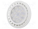 LED lamp; neutral white; GU10; 230VAC; 1250lm; 12.5W; 40°; 4000K