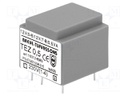 Transformer: encapsulated; 0.5VA; 230VAC; 12V; 12V; 20.8mA; 20.8mA