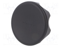 Knob; Dia: 70mm; M10; 18mm; H: 35mm; technopolymer (PA); black