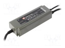 Power supply: switched-mode; for LED strips; 90W; 12VDC; 7.5A