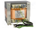 Transformer: mains; 230VAC; 195V; 195V; 27V; 3.15V; 3.15V; 0.39A