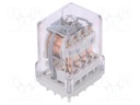 Relay: electromagnetic; 4PDT; Ucoil: 48VDC; 10A/250VAC; 10A/24VDC