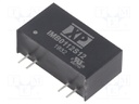 Isolated Board Mount DC/DC Converter, Medical, 1 Output, 1 W, 12 V, 84 mA