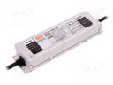 Power supply: switched-mode; LED; 150W; 42VDC; 3.57A; 100÷305VAC