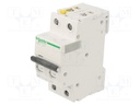 Circuit breaker; 400VAC; Inom: 6A; Poles: 2; DIN; Charact: D; 6kA