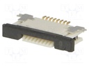 Connector: FFC (FPC); horizontal; PIN: 8; ZIF,top contacts; SMT